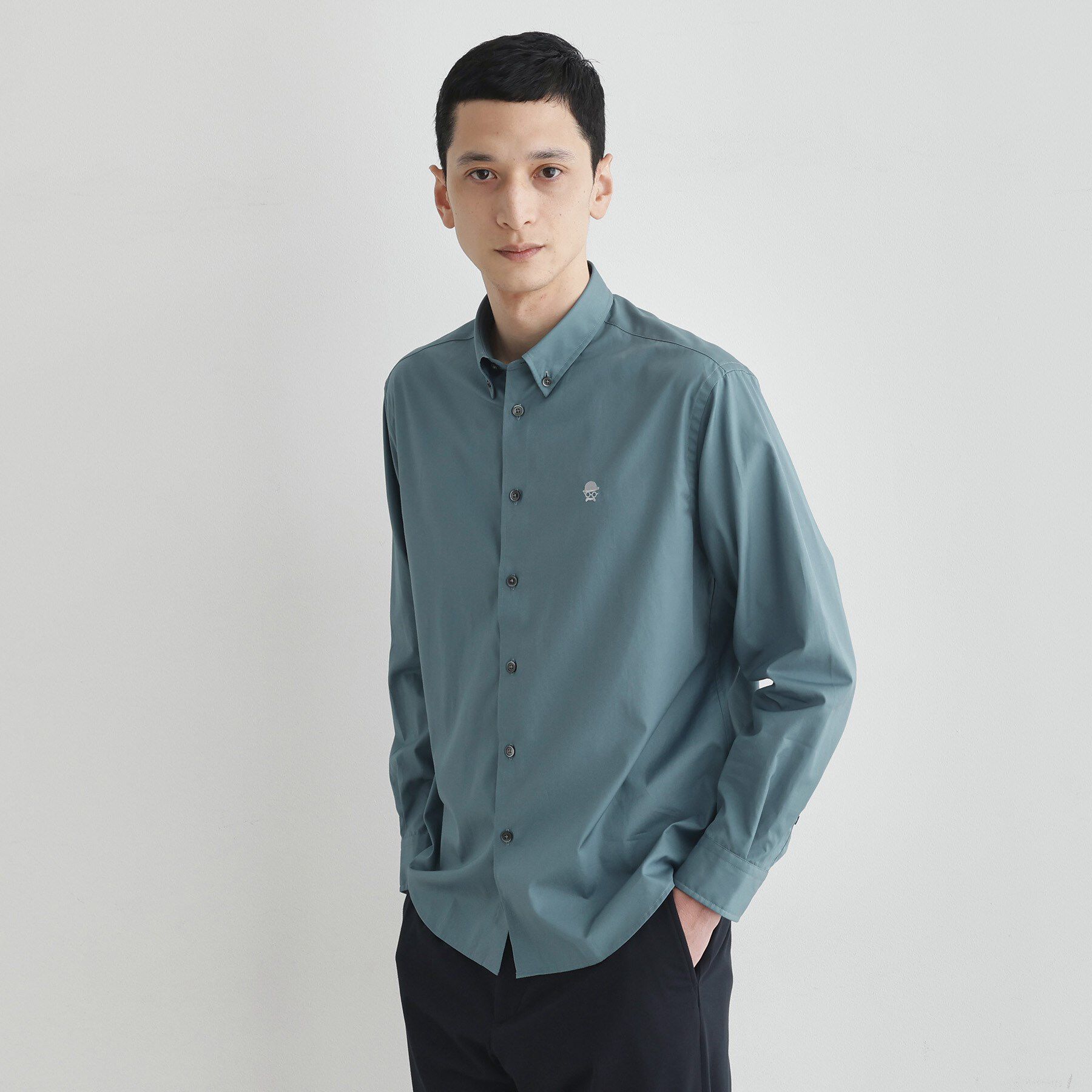 TAKEO KIKUCHI「【LIMITED】ワンポイント刺繍ボタンダウンシャツ」|シャツ・ブラウス|