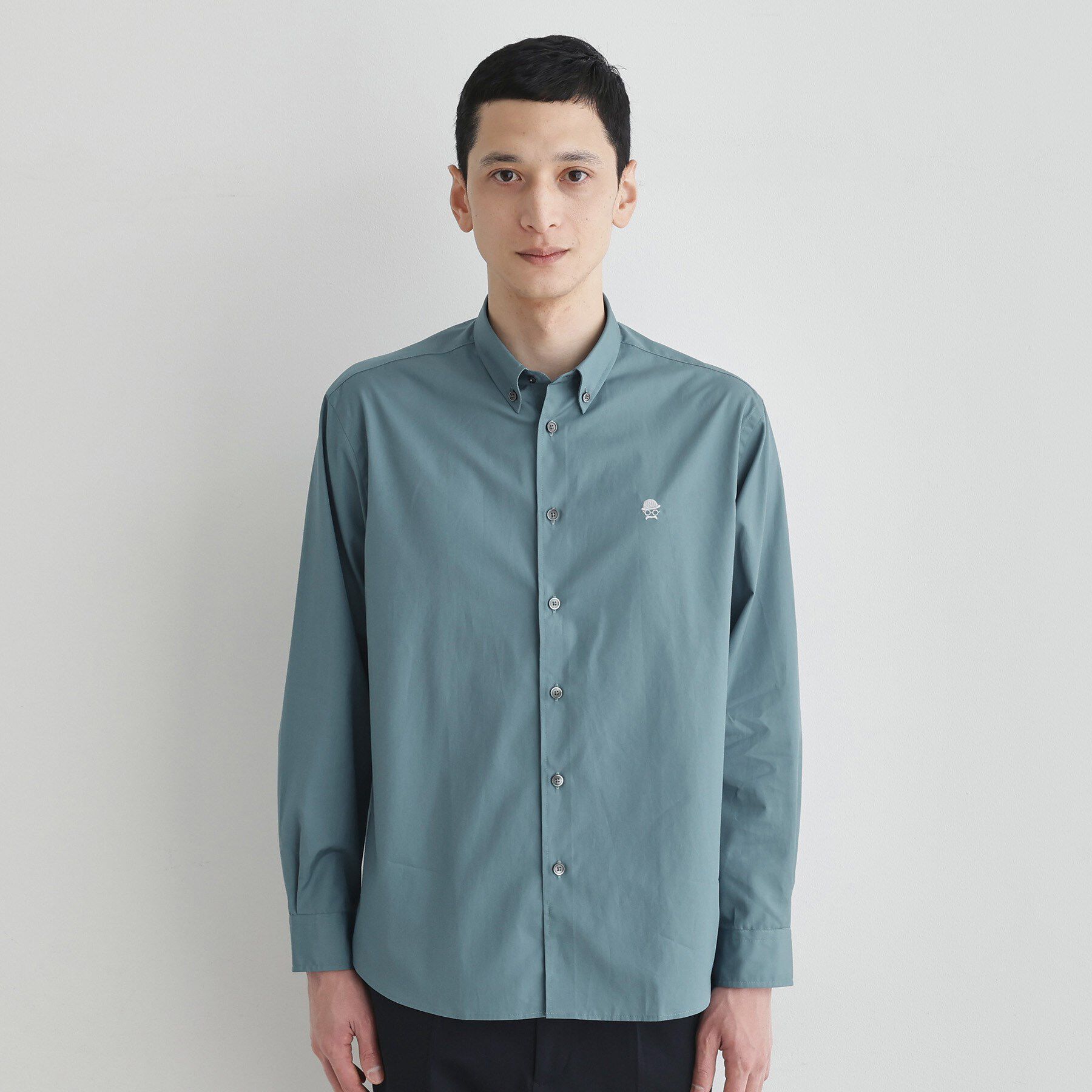 TAKEO KIKUCHI「【LIMITED】ワンポイント刺繍ボタンダウンシャツ」|シャツ・ブラウス|