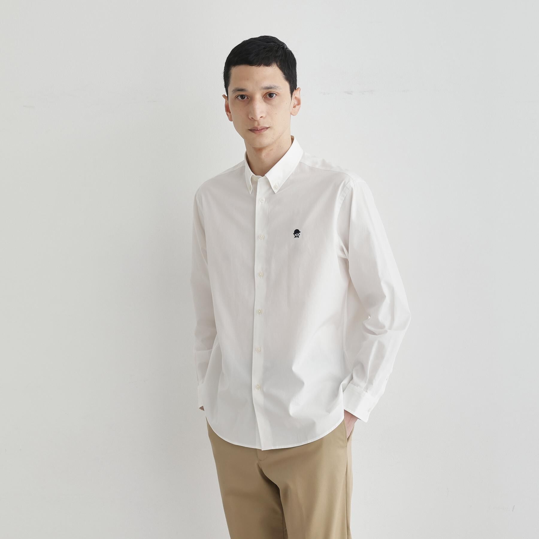 TAKEO KIKUCHI「【LIMITED】ワンポイント刺繍ボタンダウンシャツ」|シャツ・ブラウス|