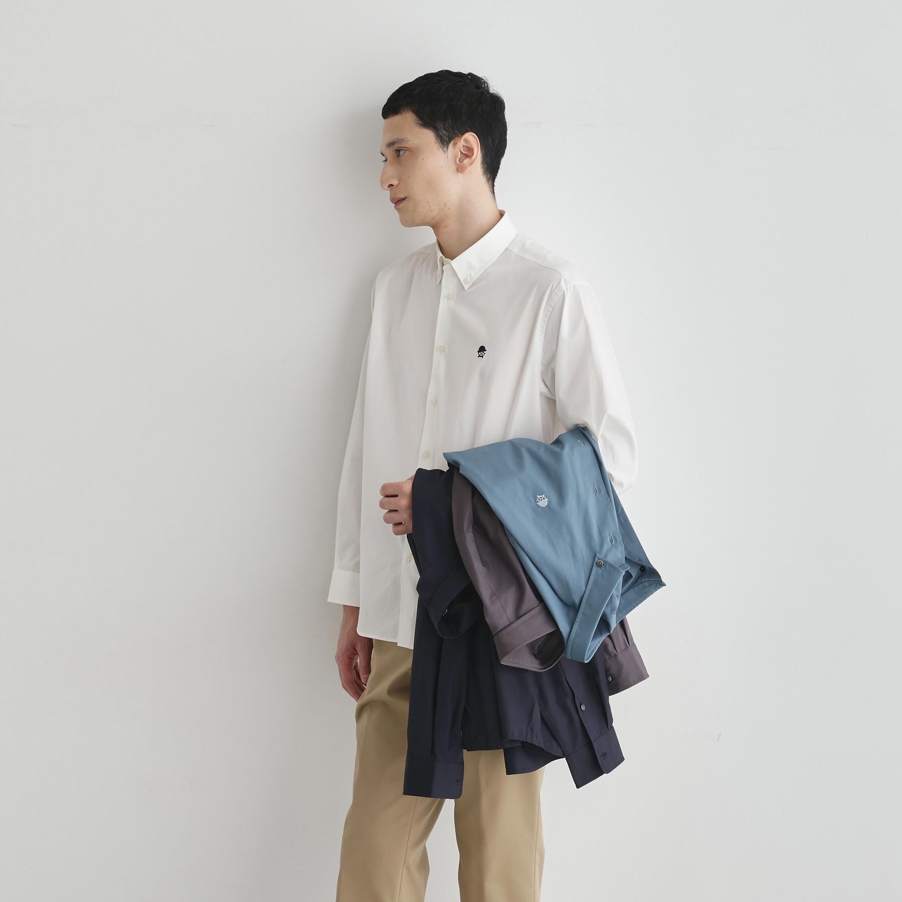 TAKEO KIKUCHI「【LIMITED】ワンポイント刺繍ボタンダウンシャツ」|シャツ・ブラウス|