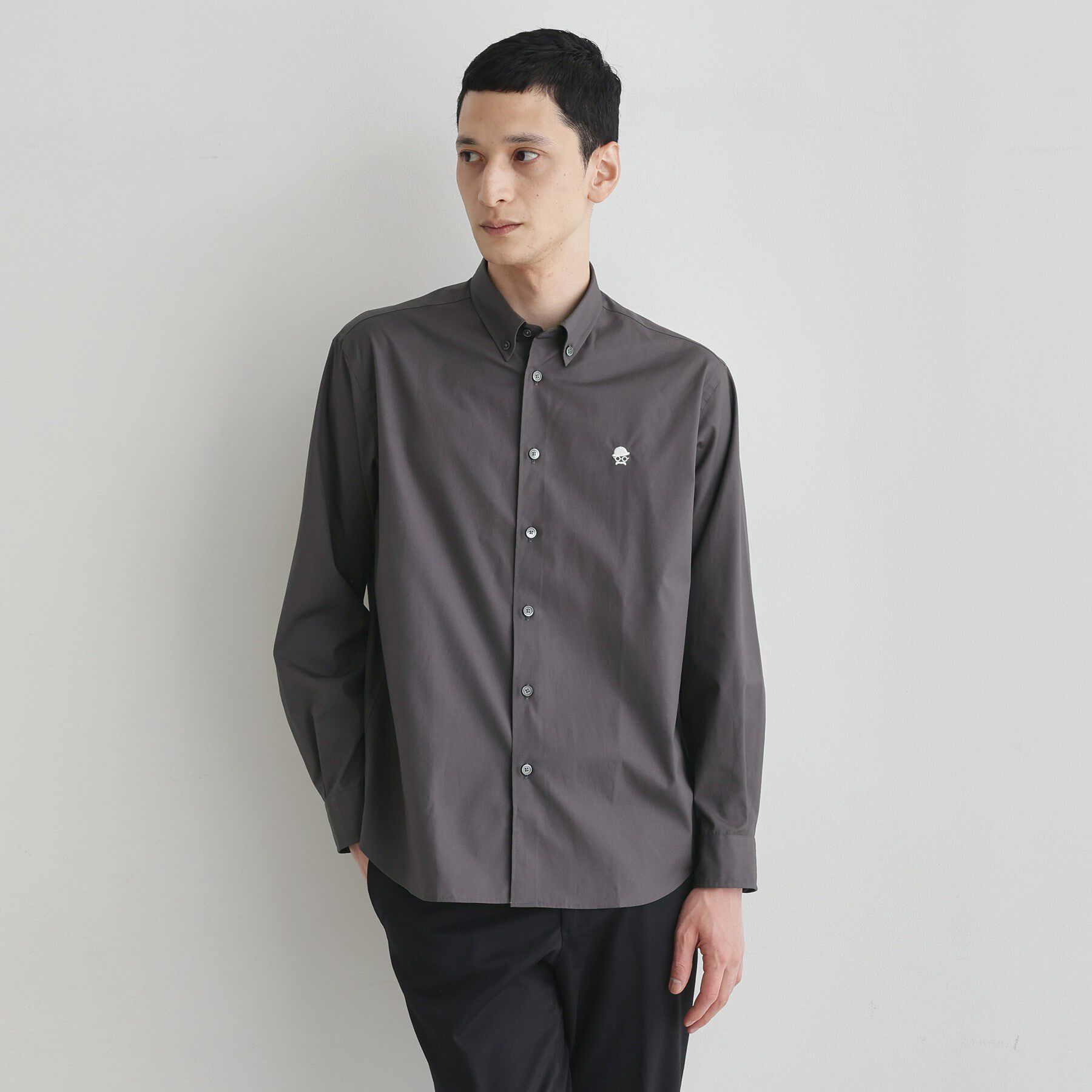 TAKEO KIKUCHI「【LIMITED】ワンポイント刺繍ボタンダウンシャツ」|シャツ・ブラウス|