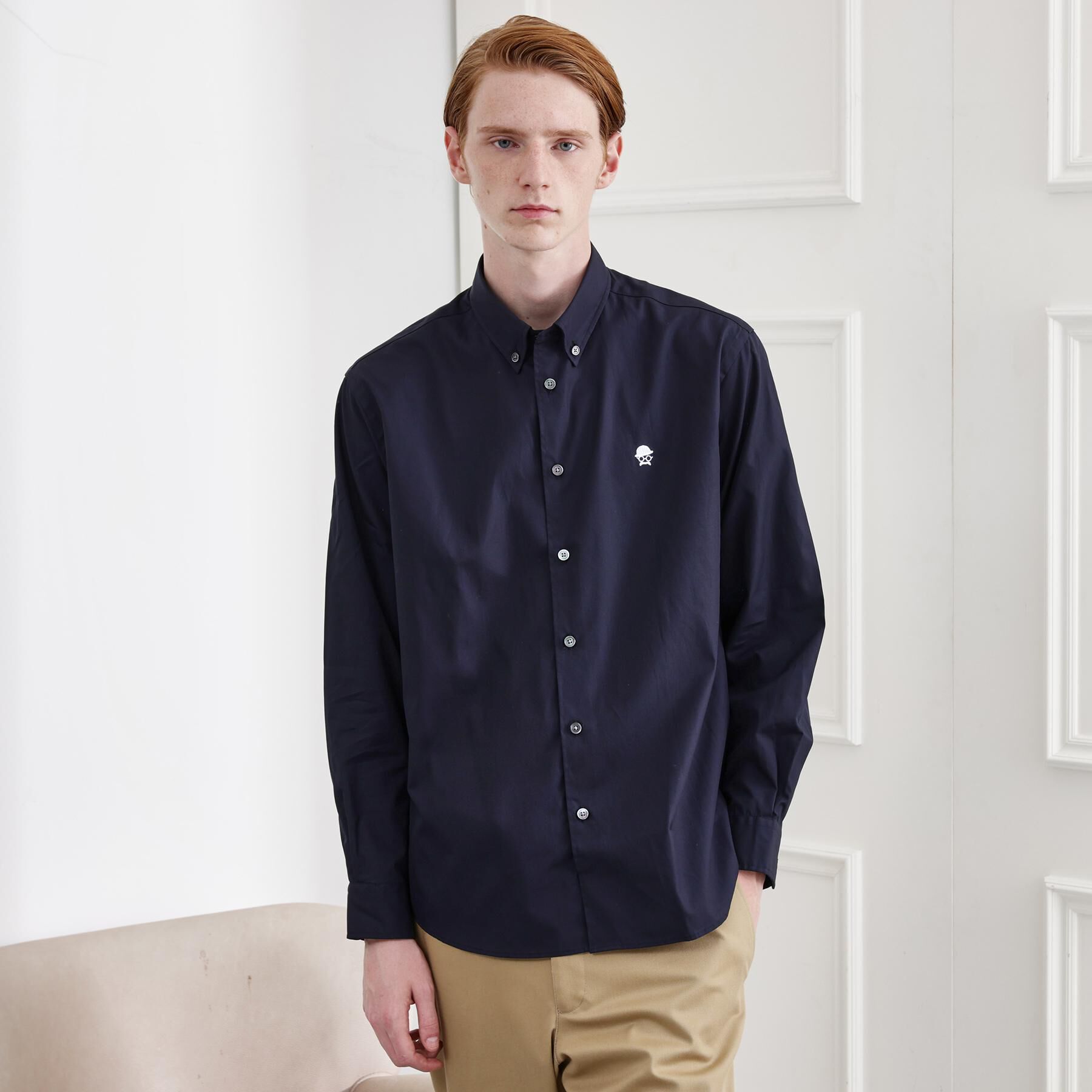 TAKEO KIKUCHI「【LIMITED】ワンポイント刺繍ボタンダウンシャツ」|シャツ・ブラウス|