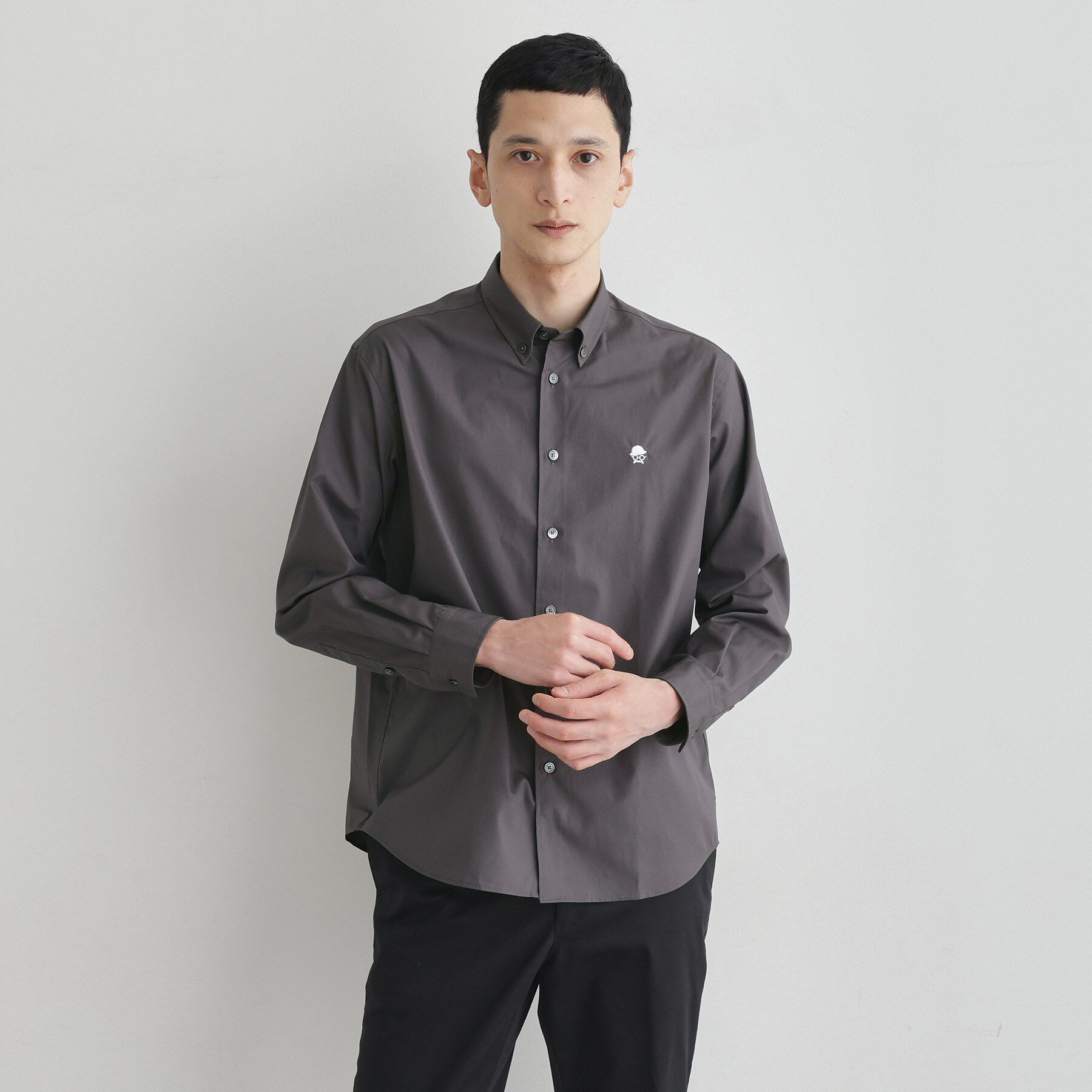 TAKEO KIKUCHI「【LIMITED】ワンポイント刺繍ボタンダウンシャツ」|シャツ・ブラウス|