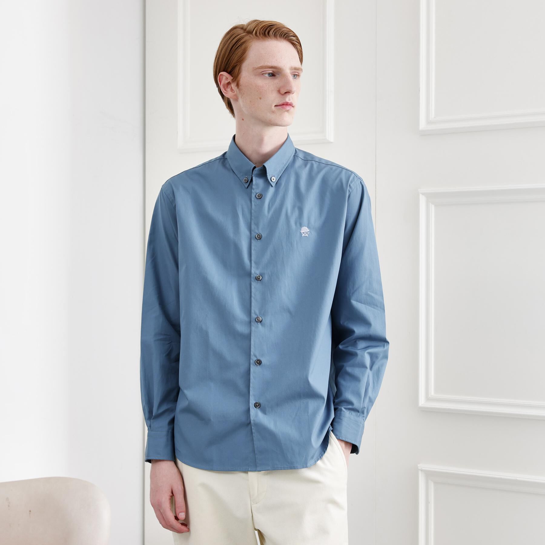 TAKEO KIKUCHI「【LIMITED】ワンポイント刺繍ボタンダウンシャツ」|シャツ・ブラウス|