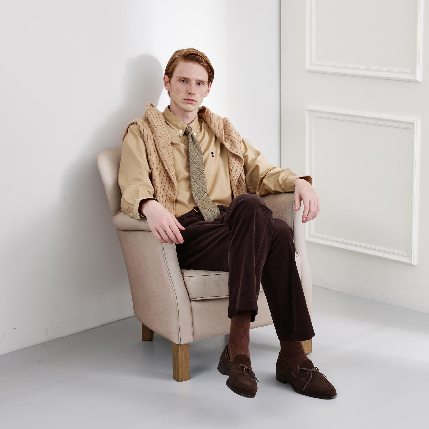 TAKEO KIKUCHI「【LIMITED】ワンポイント刺繍ボタンダウンシャツ」|シャツ・ブラウス|