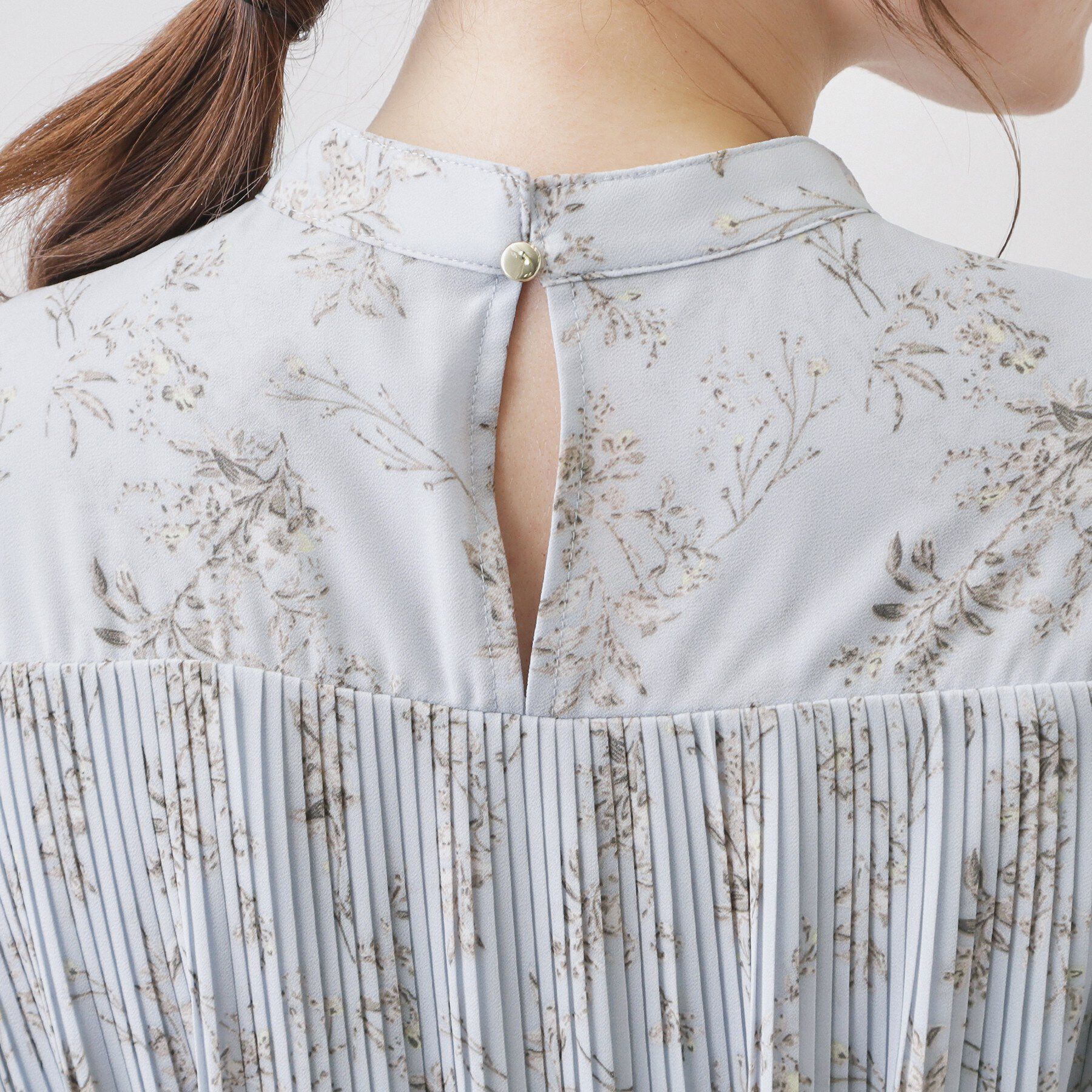 index「ベルト付きプリーツフレアワンピース【洗濯機OK/イージーアイロン/防シワ】《5col》」|ワンピース|