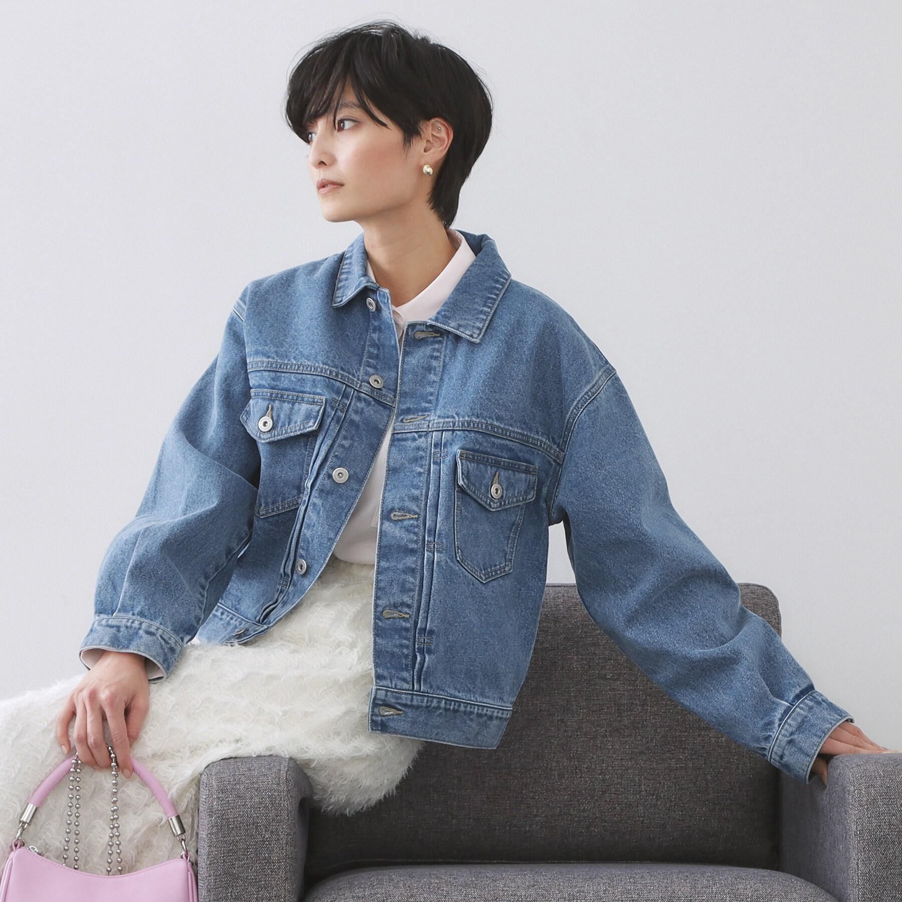 OPAQUE.CLIP「デニムジャケット【洗濯機OK】」|デニムジャケット|