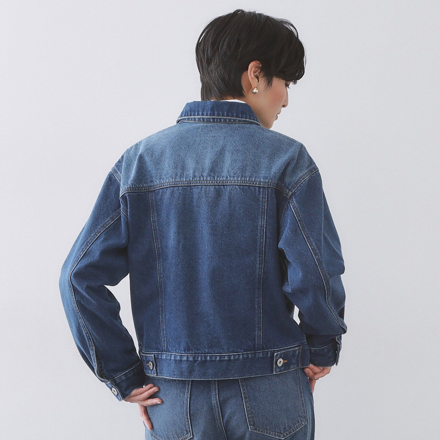 OPAQUE.CLIP「デニムジャケット【洗濯機OK】」|デニムジャケット|