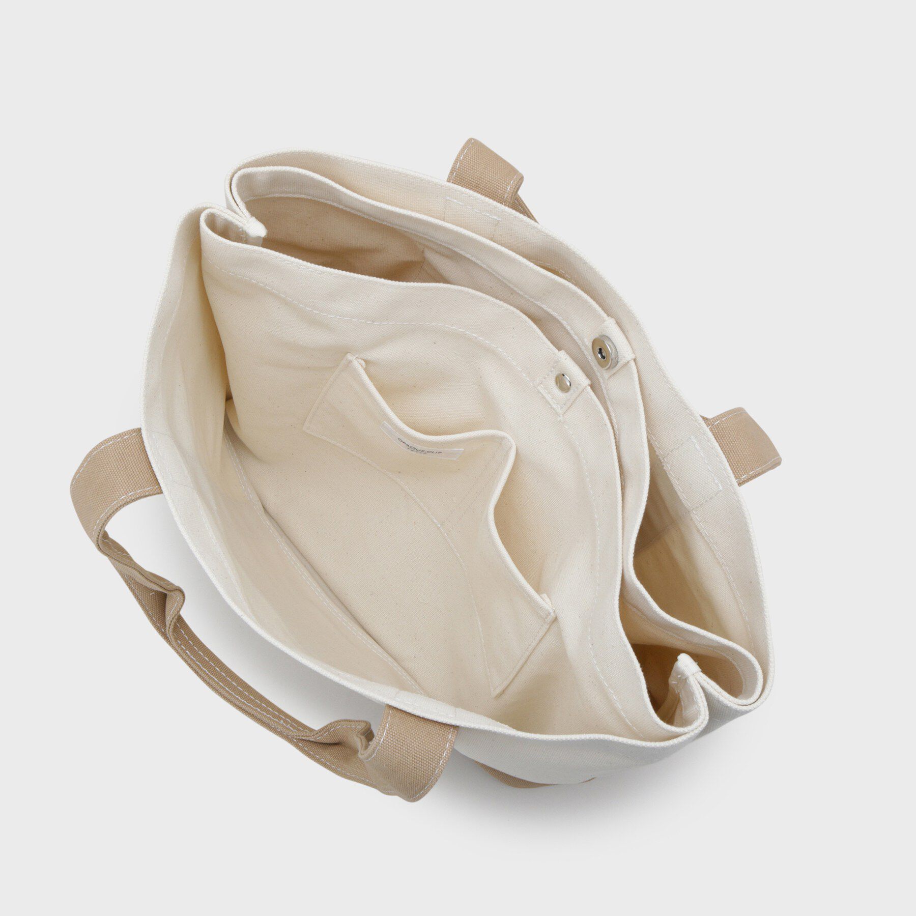 OPAQUE.CLIP「バイカラー帆布BIGトート」|トートバッグ|