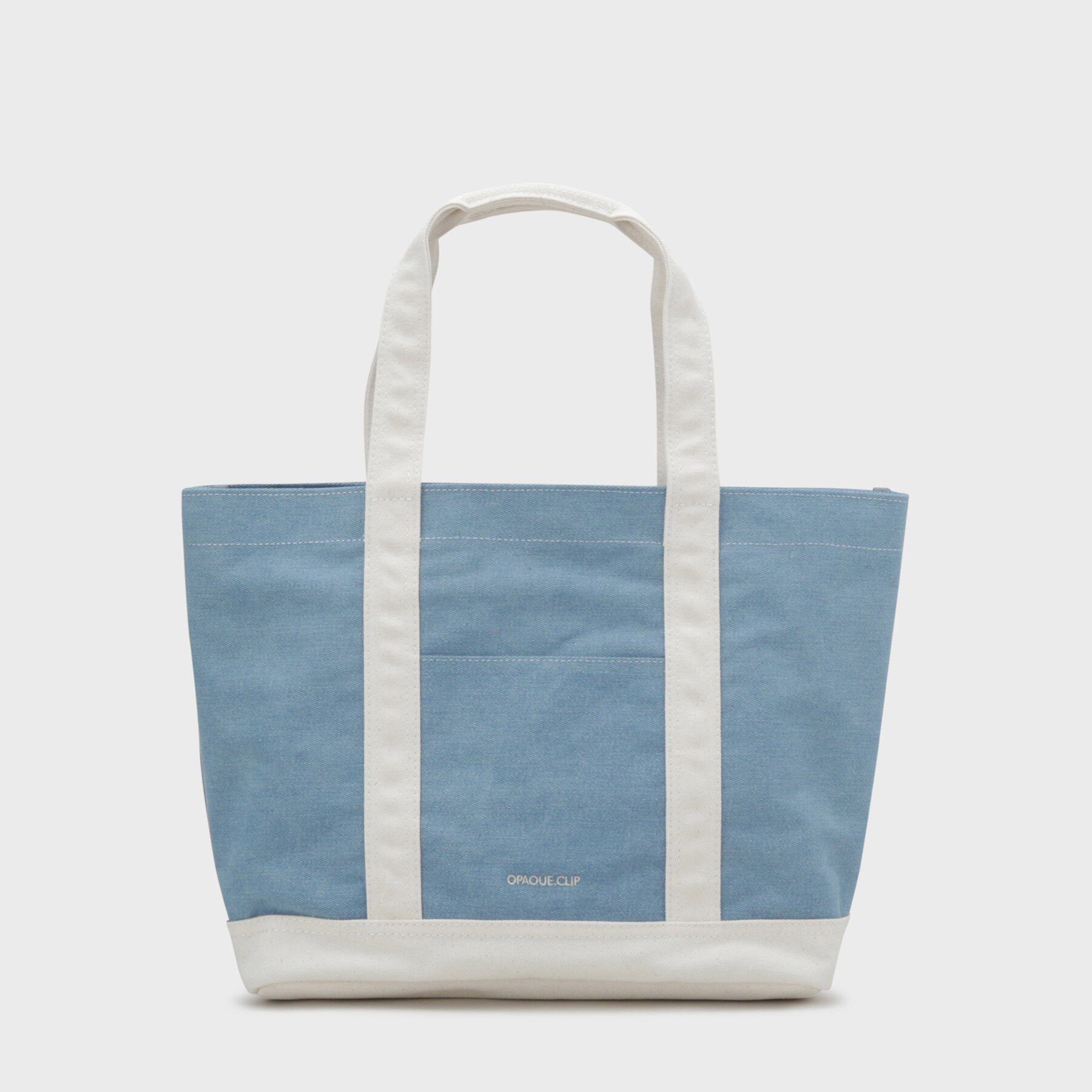 OPAQUE.CLIP「バイカラー帆布BIGトート」|トートバッグ|