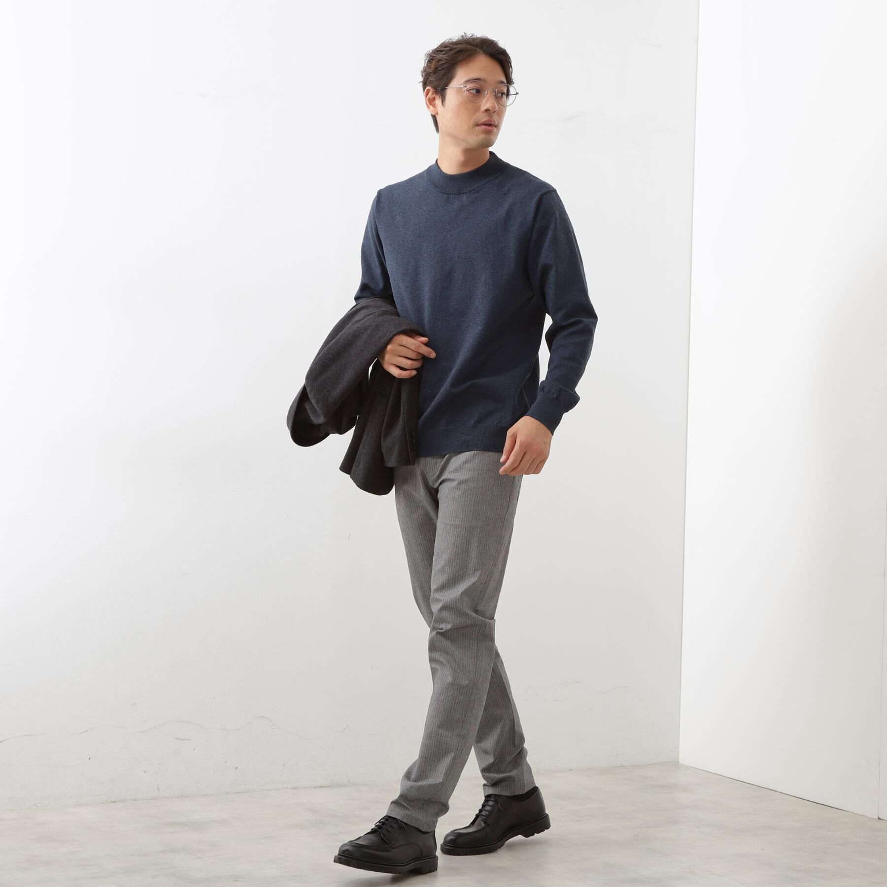 THE SHOP TK「【オールシーズン穿ける！】7DAYSストレッチへリンボンパンツ　ON&hArr;OFF兼用」|その他|