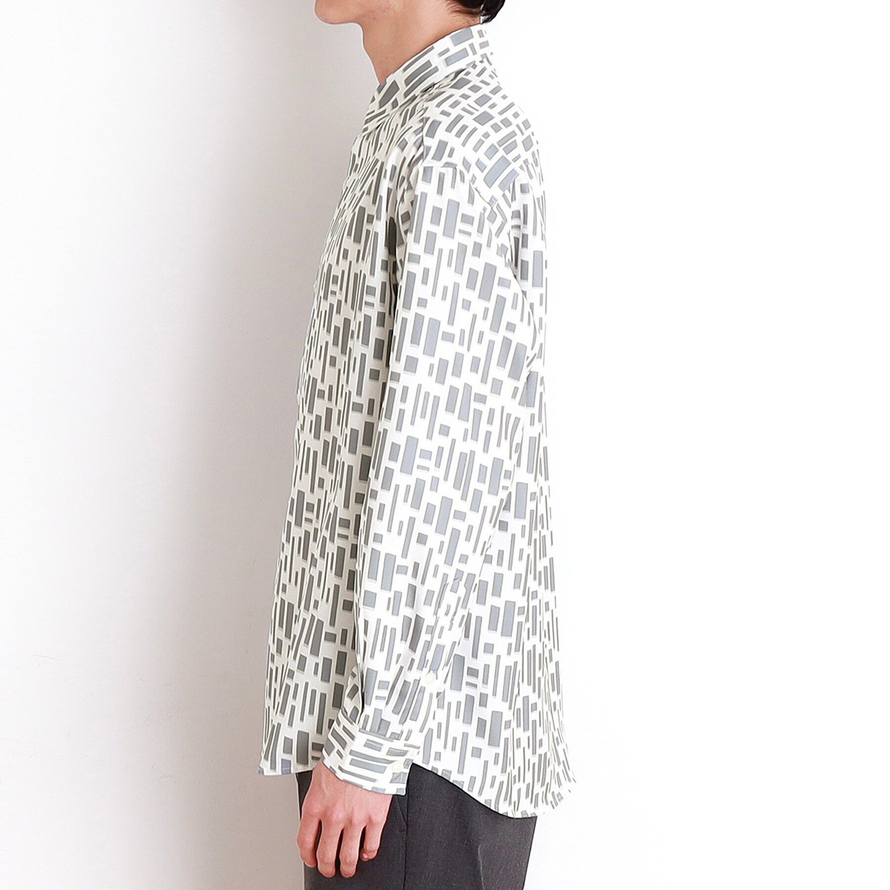 THE SHOP TK「ドライポリ長袖プリントシャツ」|シャツ・ブラウス|