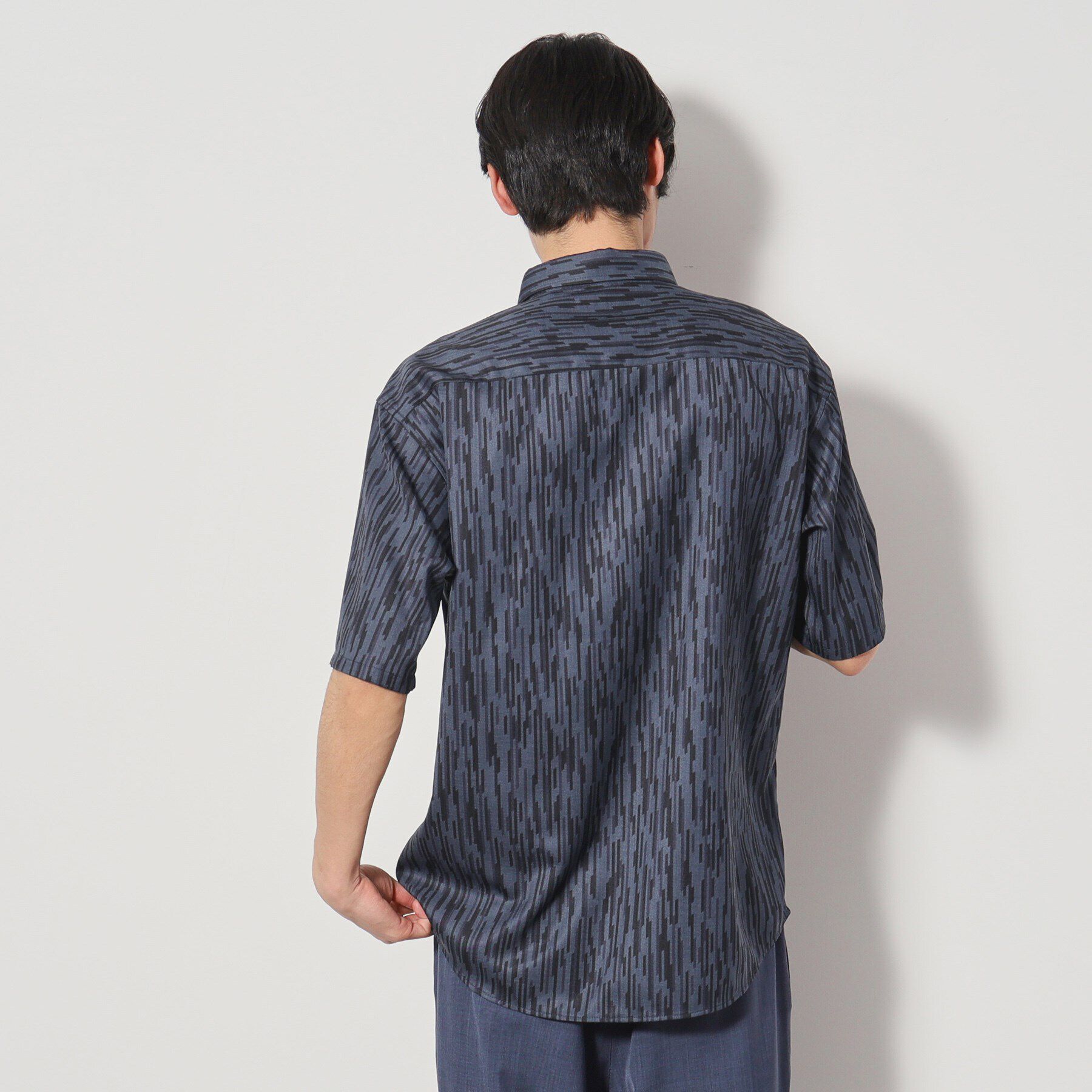 THE SHOP TK「ドライポリプリント半袖シャツ　洗える/吸水速乾」|シャツ・ブラウス|