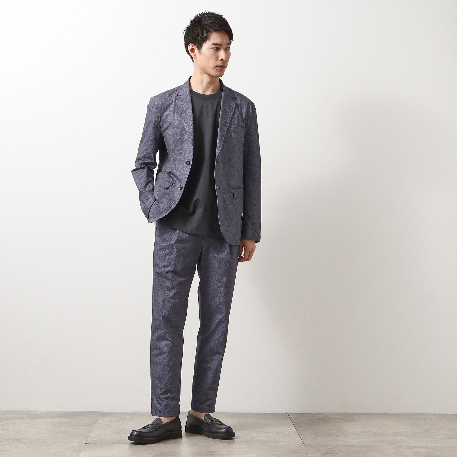 THE SHOP TK「スマートムーブメッシュジャケット【セットアップ可/洗濯機OK】」|テーラードジャケット|