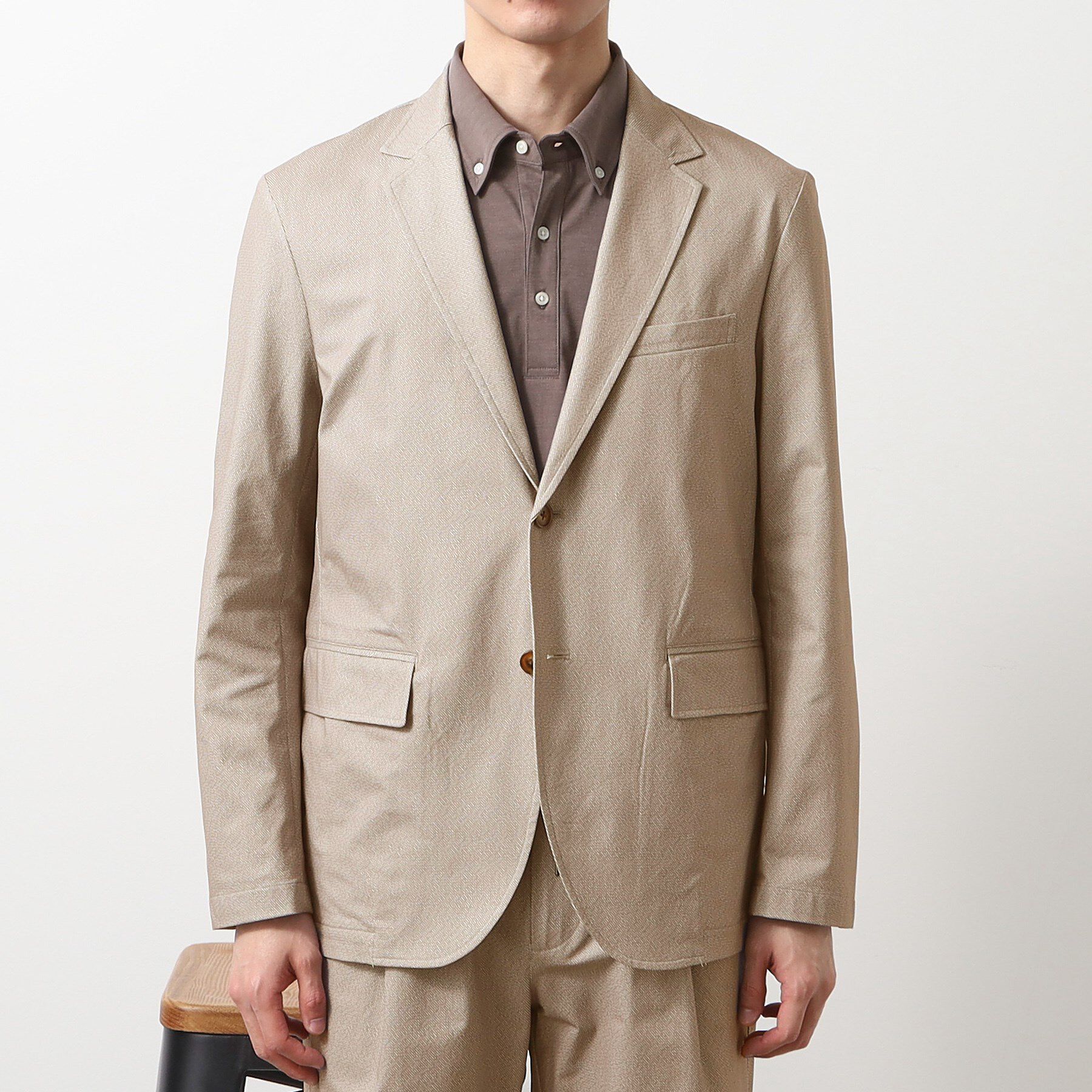 THE SHOP TK「スマートムーブメッシュジャケット【セットアップ可/洗濯機OK】」|テーラードジャケット|