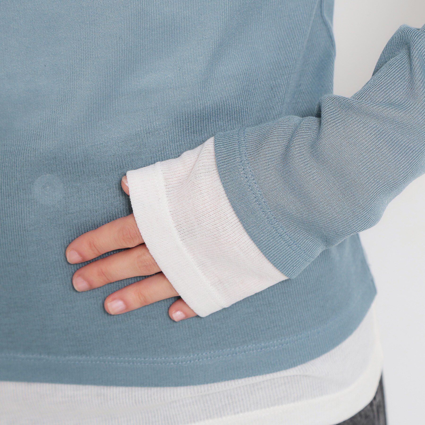 THE SHOP TK「配色テレコカットソー」|Tシャツ・カットソー|