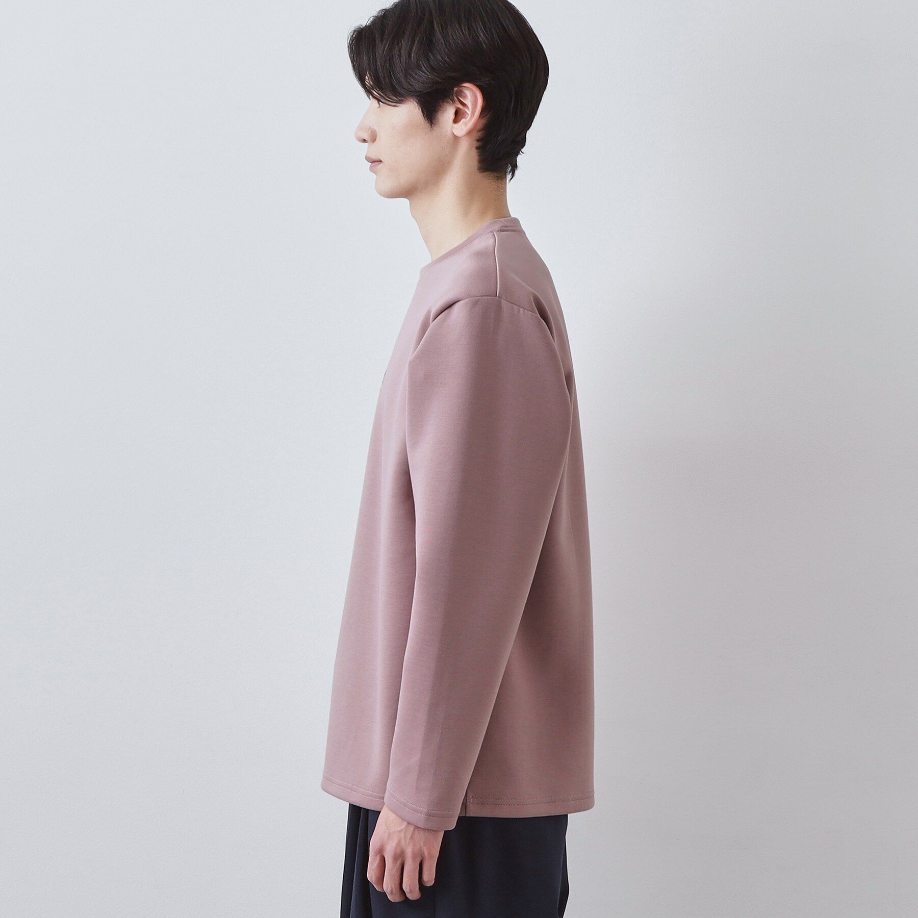 THE SHOP TK「【さりげないワンポイント】ダンボール刺繍スウェット 洗濯機OK」|Tシャツ・カットソー|