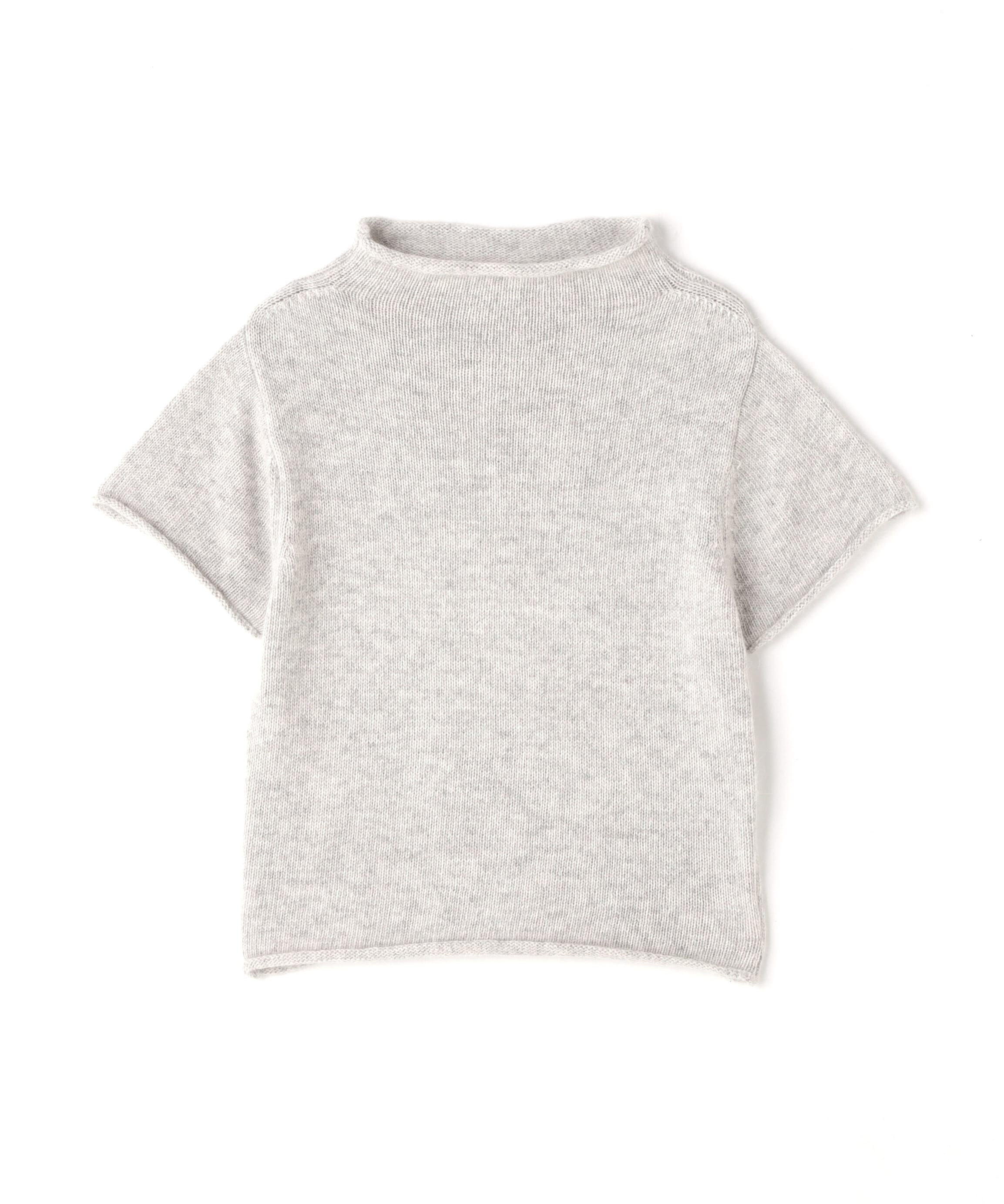  「アンゴラ混ハーフスリーブニット」|ニット・セーター|