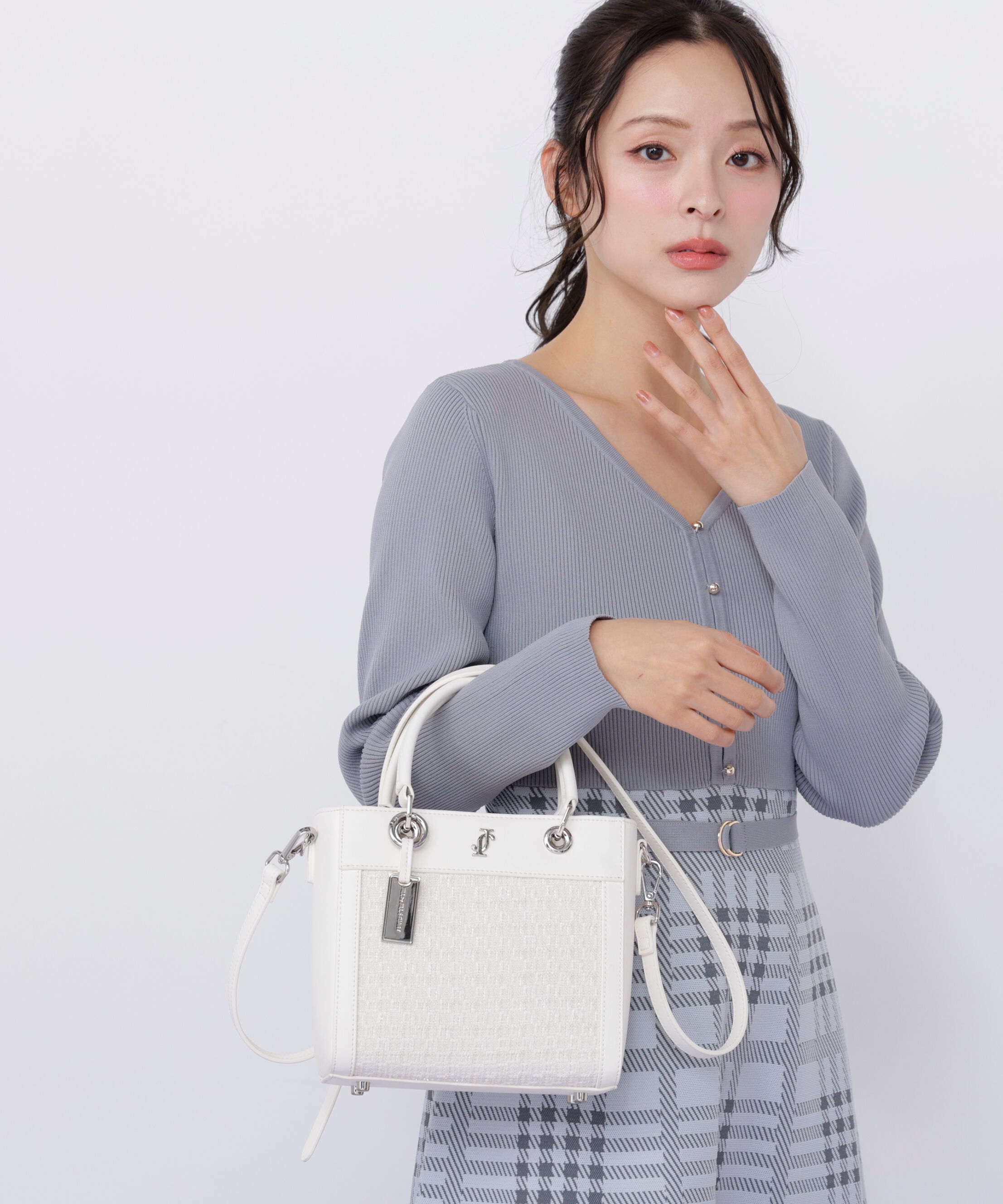  「クロスJツイードトートバッグ」|その他|