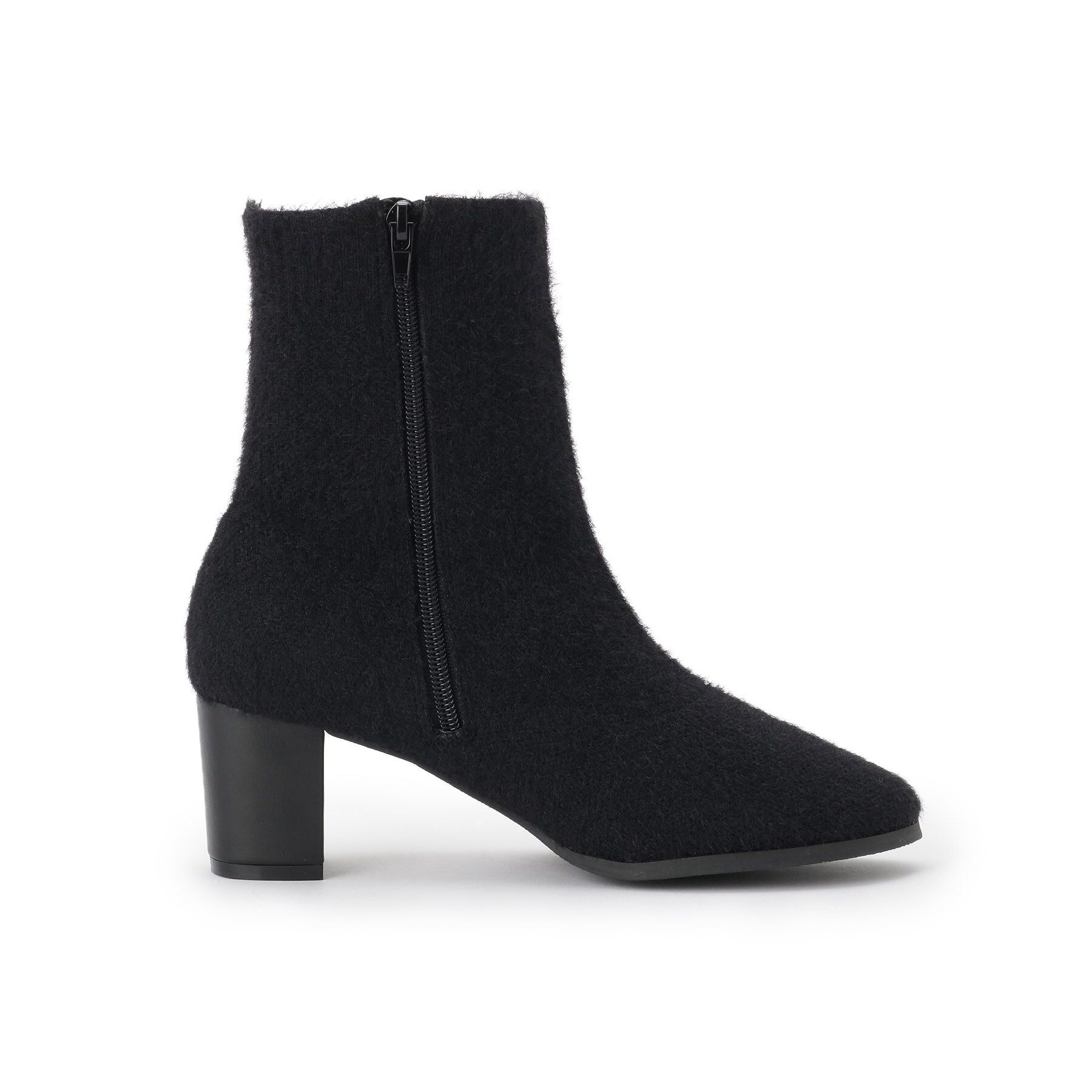 SHOO･LA･RUE「起毛ニットブーツ」|ショートブーツ|