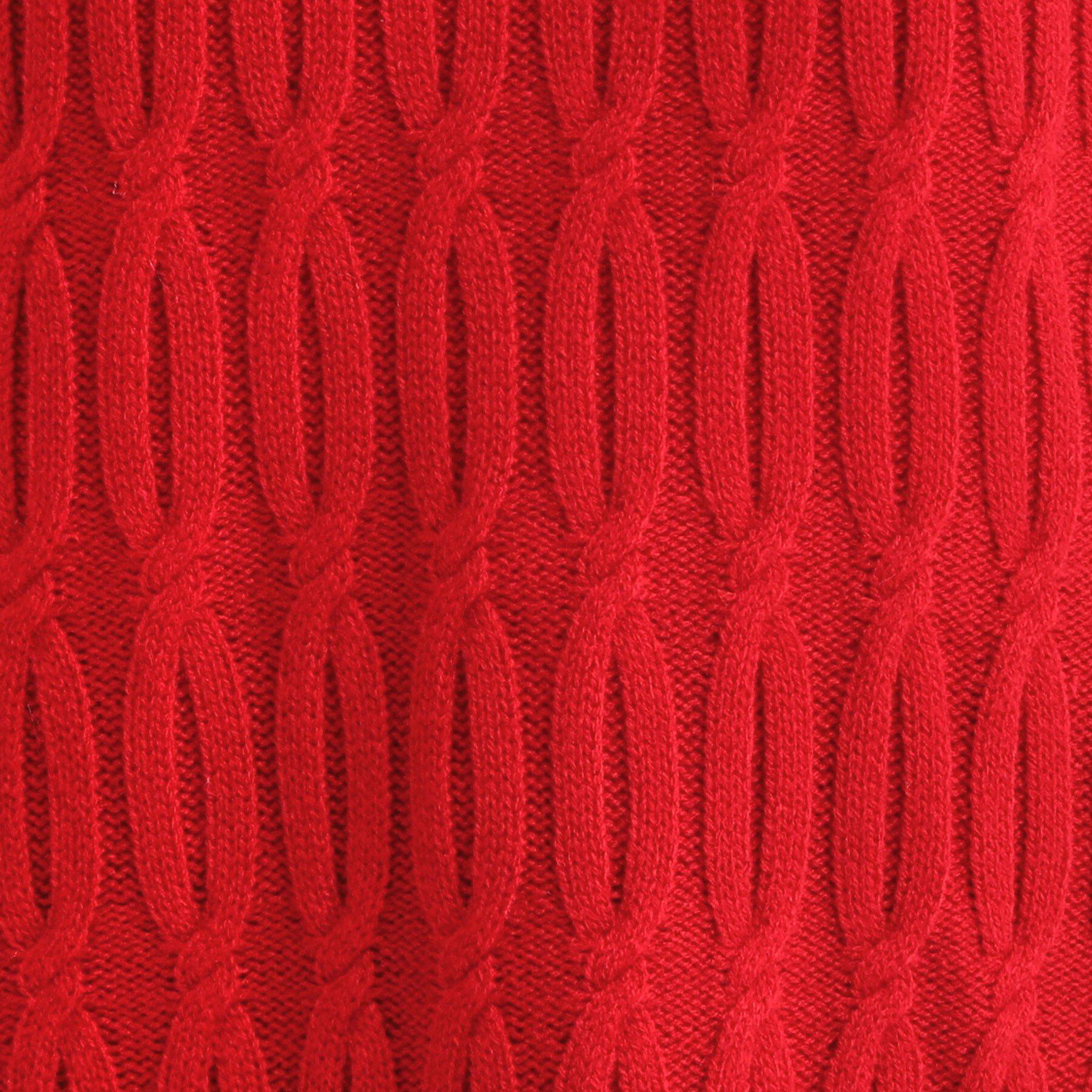 SHOO･LA･RUE「【洗濯機可／毛玉レス】シンプルケーブル柄ニット」|ニット・セーター|