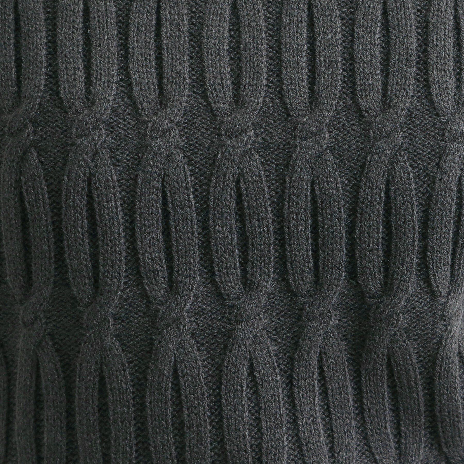 SHOO･LA･RUE「【洗濯機可／毛玉レス】シンプルケーブル柄ニット」|ニット・セーター|