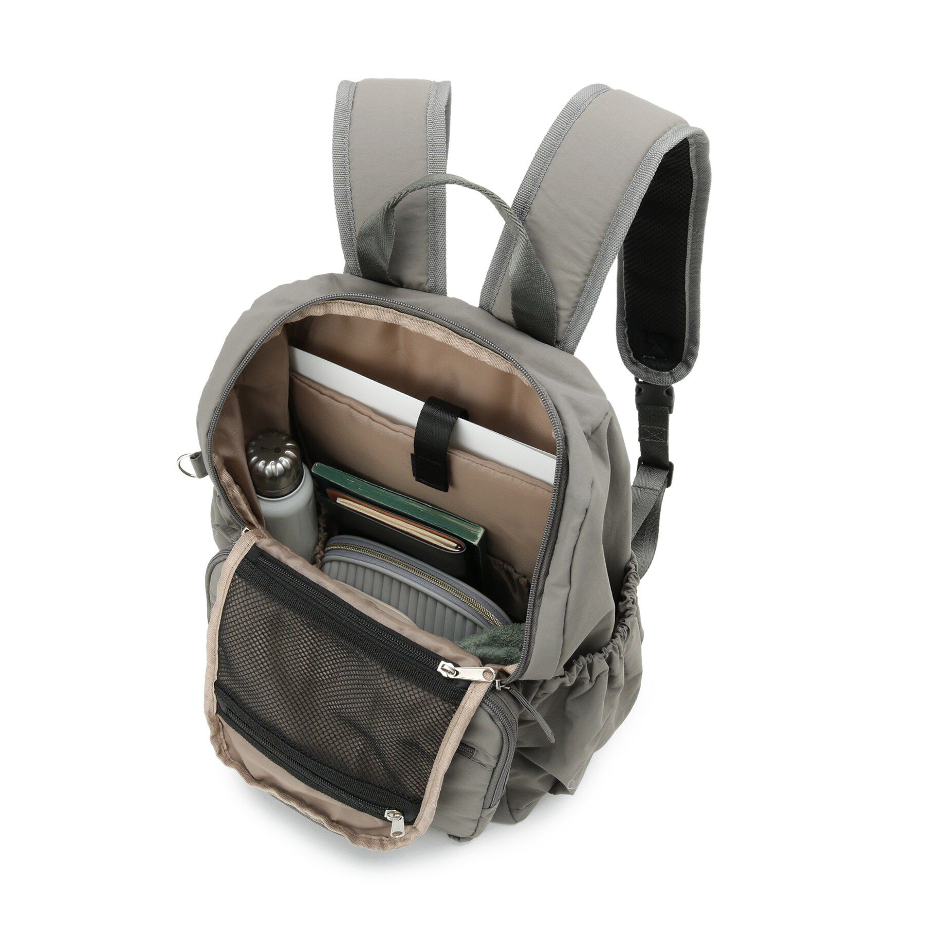 SHOO･LA･RUE「【撥水】ワンタッチショルダー自立リュック」|リュック|