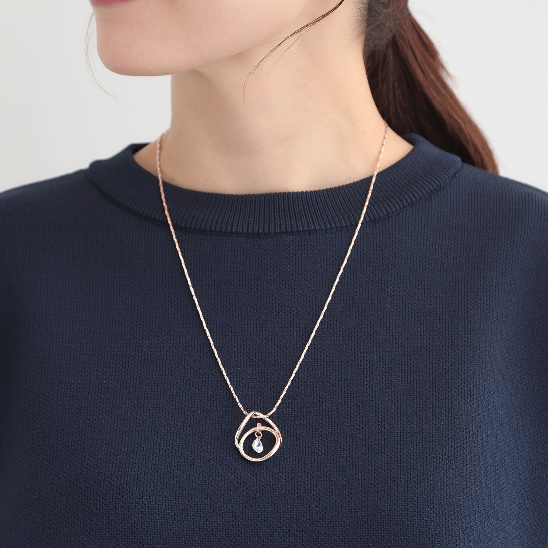 SHOO･LA･RUE「【2WAY】ゆれるきらきらネックレス」|ネックレス|