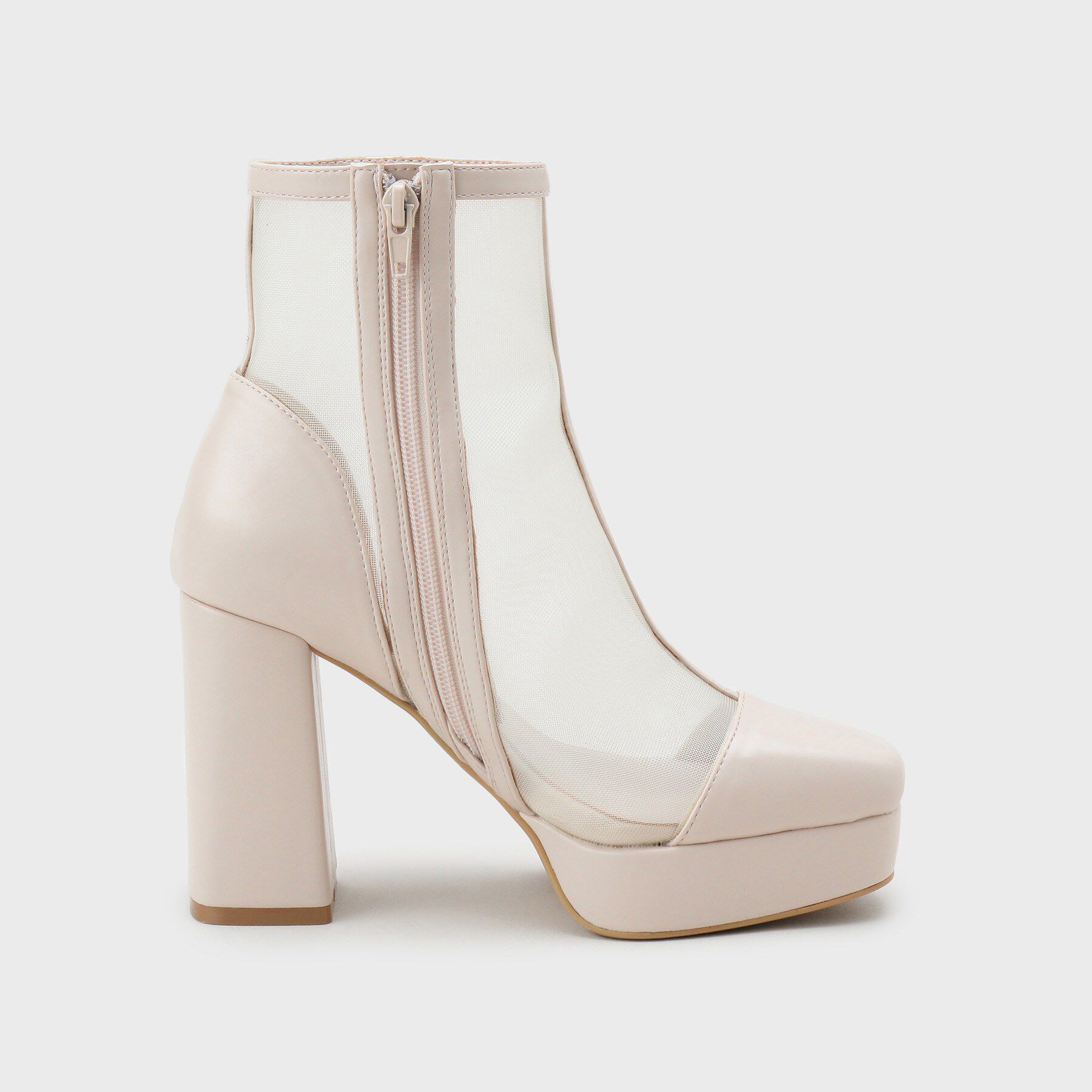 ESPERANZA「チュールスクエアブーツ」|ショートブーツ|