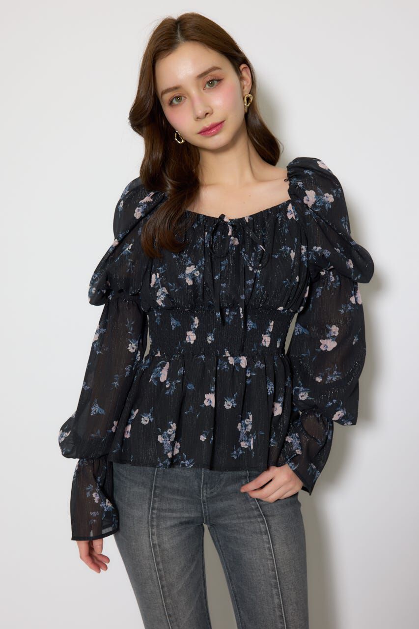 rienda「ボリュームスリーブブラウス」|シャツ・ブラウス|