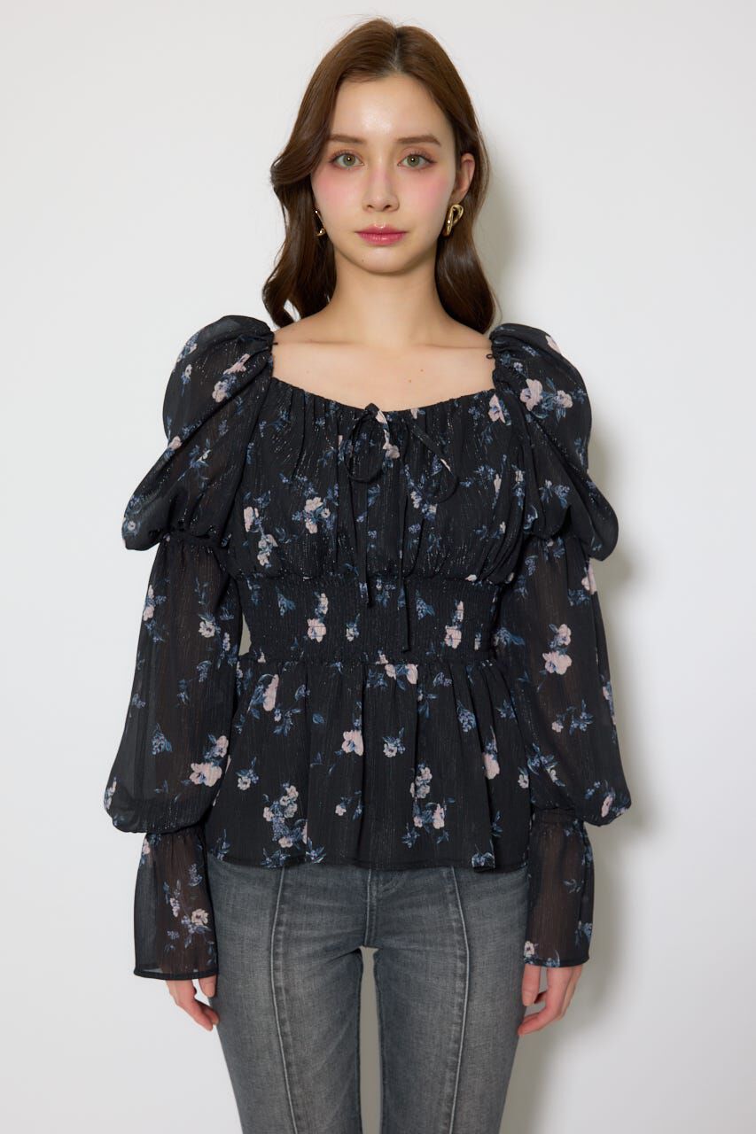 rienda「ボリュームスリーブブラウス」|シャツ・ブラウス|