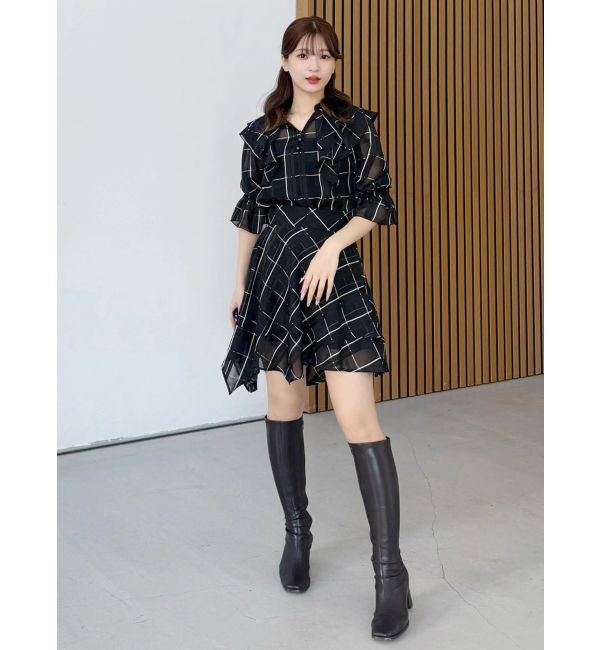 MERCURYDUO「【セットアップ着用可】ラッフルシャツブラウス」|シャツ・ブラウス|