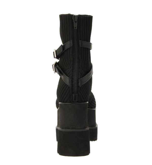 MURUA「ダブルベルトソックブーツ」|ショートブーツ|