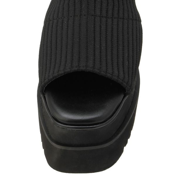 MURUA「ダブルベルトソックブーツ」|ショートブーツ|