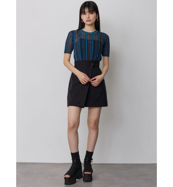 MURUA「ダブルベルトソックブーツ」|ショートブーツ|