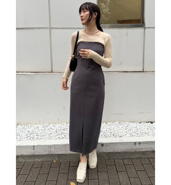 LAGUNAMOON「【WEB限定】ポンチベアワンピース」|ワンピース|