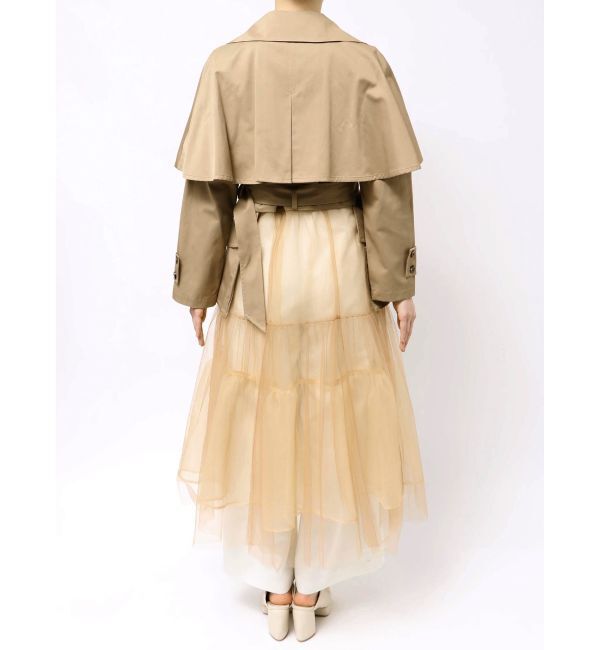 LAGUNAMOON「チュールドッキングマルチWAYトレンチコート」|トレンチコート|