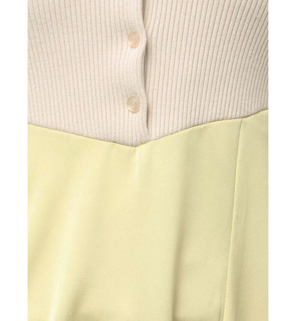 LAGUNAMOON「カラーニットドッキングナローワンピース」|ワンピース|