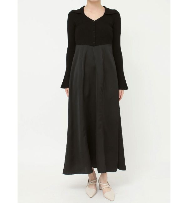 LAGUNAMOON「カラーニットドッキングナローワンピース」|ワンピース|