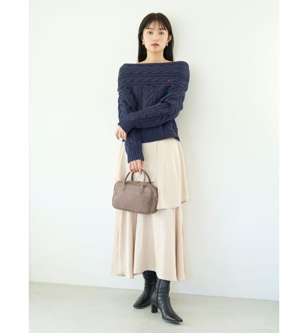 LAGUNAMOON「ヘムスリットティアードスカート」|スカート|