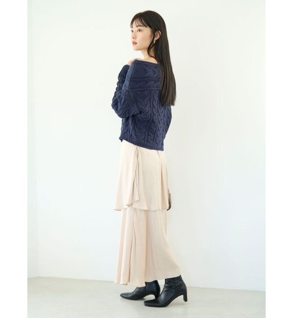 LAGUNAMOON「ヘムスリットティアードスカート」|スカート|