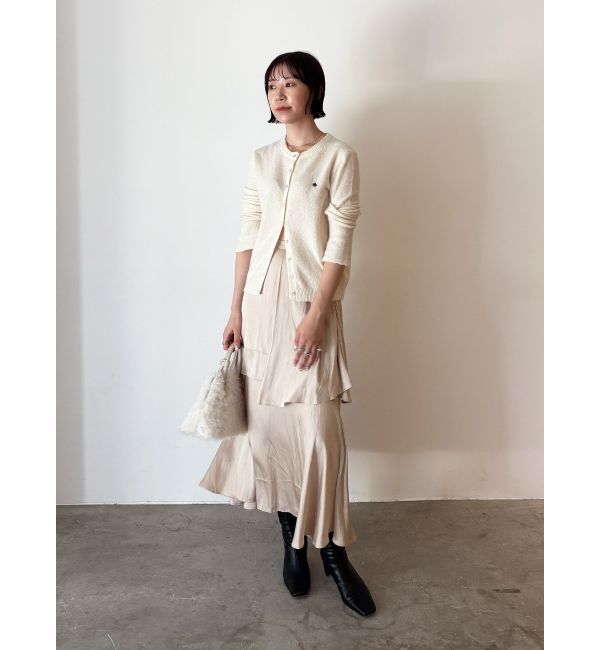 LAGUNAMOON「ヘムスリットティアードスカート」|スカート|