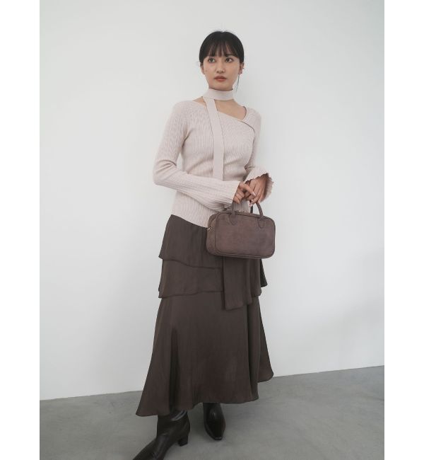 LAGUNAMOON「ヘムスリットティアードスカート」|スカート|