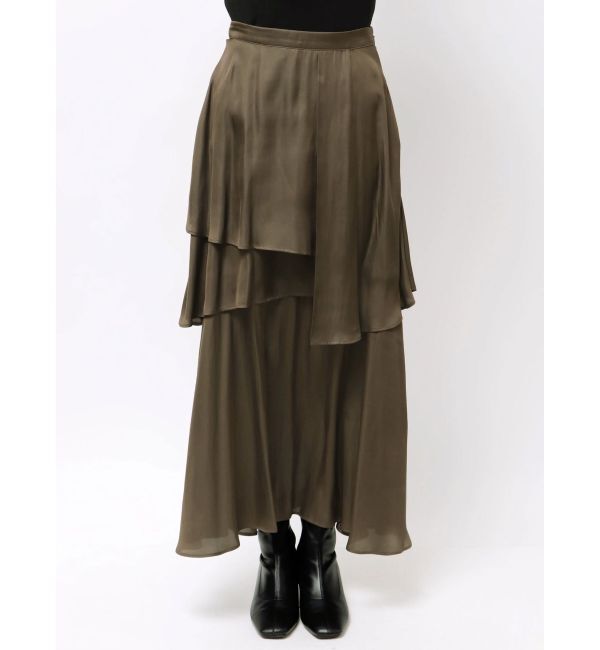 LAGUNAMOON「ヘムスリットティアードスカート」|スカート|