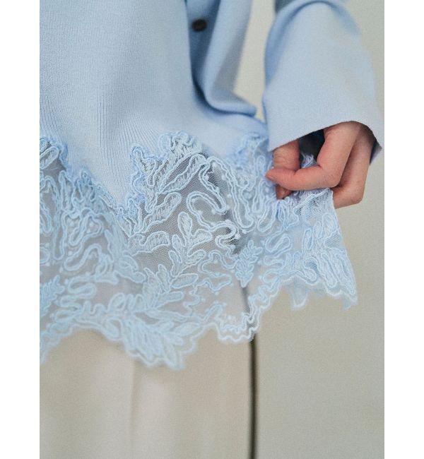 LAGUNAMOON「レースペプラムニットアンサンブル」|ニット・セーター|