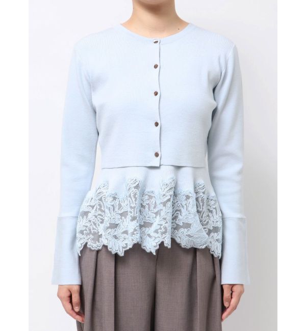 LAGUNAMOON「レースペプラムニットアンサンブル」|ニット・セーター|