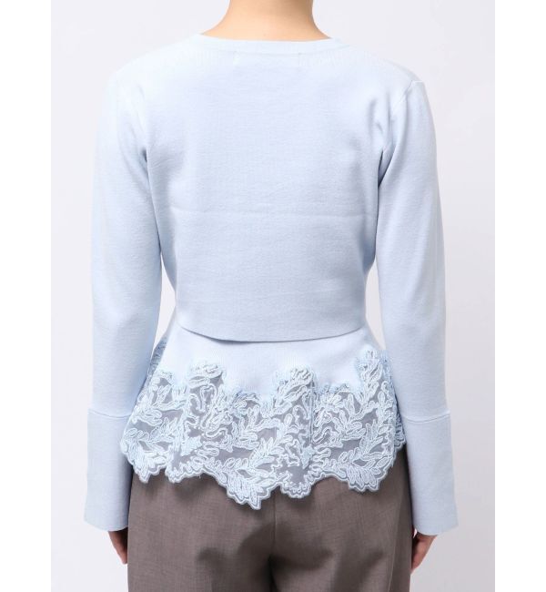 LAGUNAMOON「レースペプラムニットアンサンブル」|ニット・セーター|