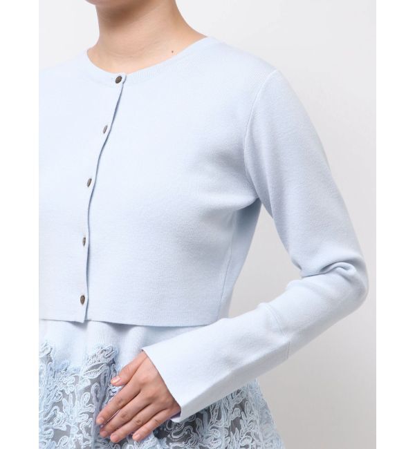 LAGUNAMOON「レースペプラムニットアンサンブル」|ニット・セーター|