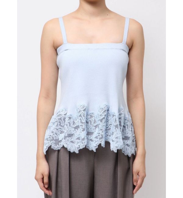 LAGUNAMOON「レースペプラムニットアンサンブル」|ニット・セーター|