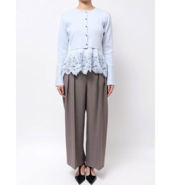 LAGUNAMOON「レースペプラムニットアンサンブル」|ニット・セーター|